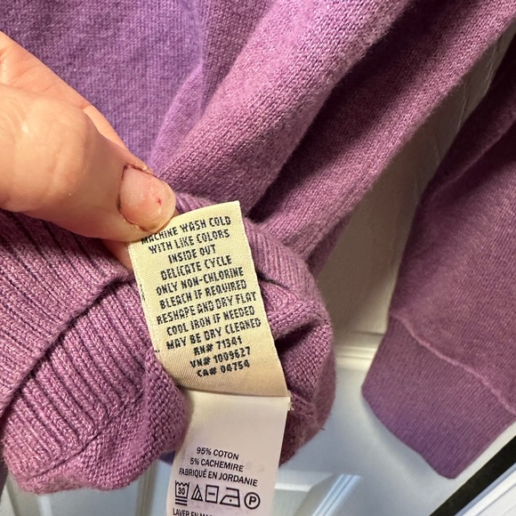 L.L. Bean Women’s Crewneck Sweater in Lavender - Size medium - Picture 4 of 4